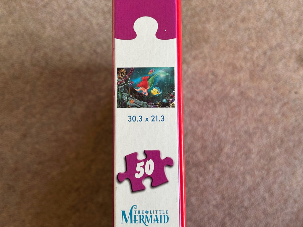 Disney “The Little Mermaid” 50-Piece Jigsaw Puzzle – Complete and Excellent Cond